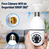 FOCO CAMARA WIFI DE SEGURIDAD 1080P 360°